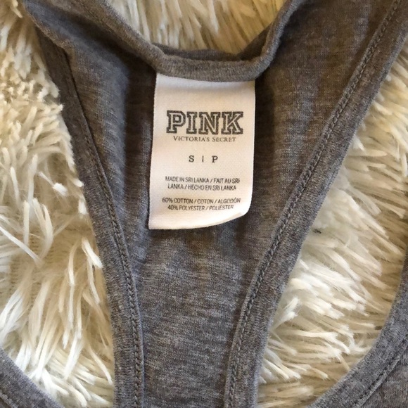 Pink VS Racerback Tank Top - Picture 2 of 4